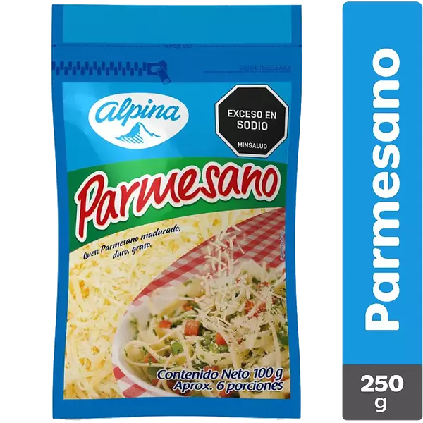 Queso Parmesano Alpina X250gr