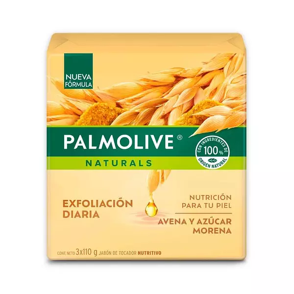 Jabón Palmolive Avena Az 3 Unidades X 110gr