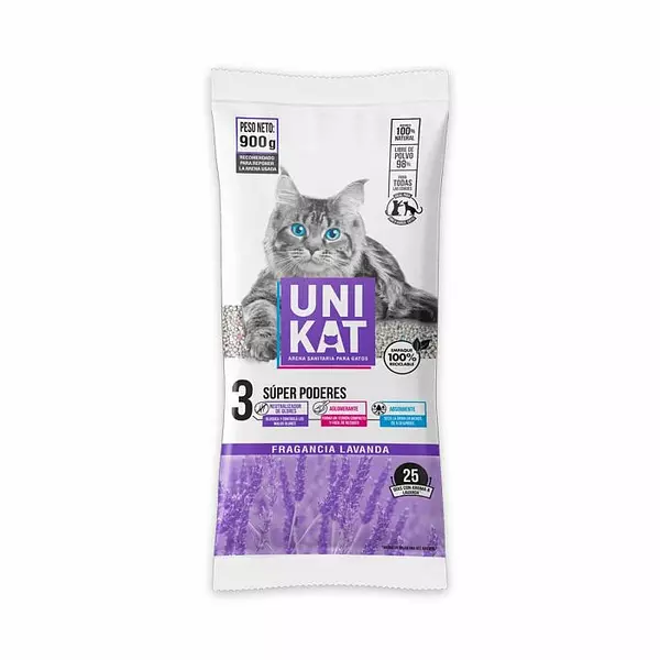 Arena Gatos Unikat Lavanda 900 Gr