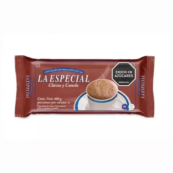 Chocolate La Especial Clavos Y Canela X 400 Gr