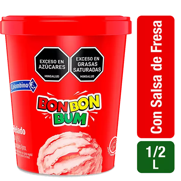 Helado Bon Bon Bum Fresa X300g