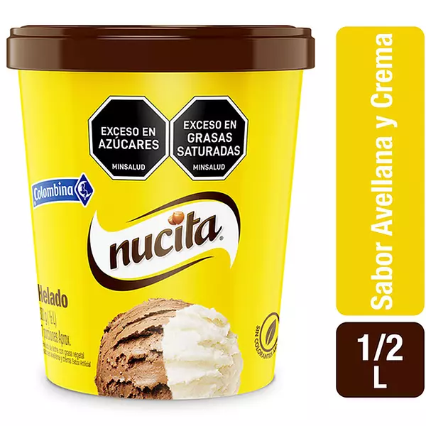 Helado Nucita Sabor Avellana Y Crema X 300g