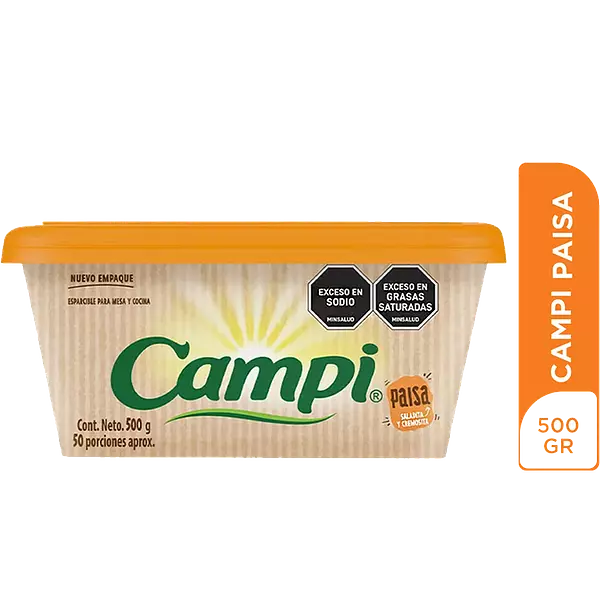 Margarina Campi Paisa X500g