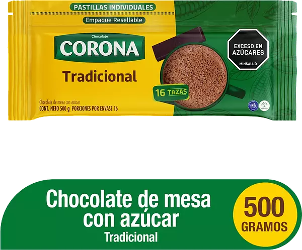 Chocolate Corona Tradicional 500gr