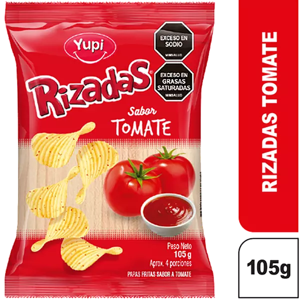 Papas Rizadas Tomate 105g