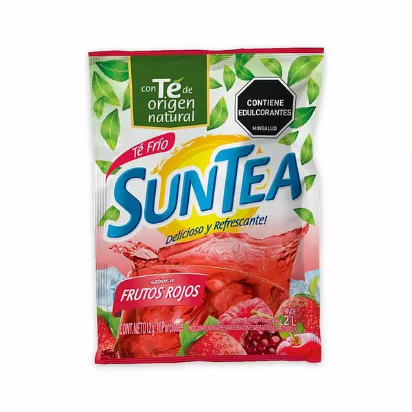 Suntea Frutos Rojos 1.5 Litros X 12 Gr