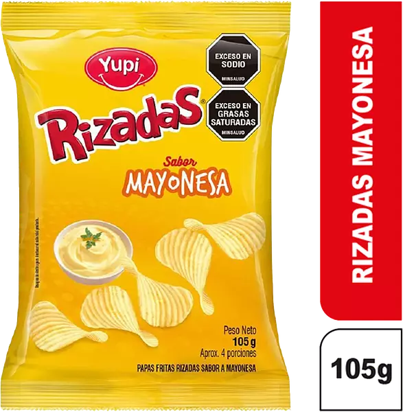 Papas Rizadas Mayonesa 105gr