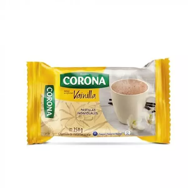 Chocolate Corona Vainilla X 250 Gr