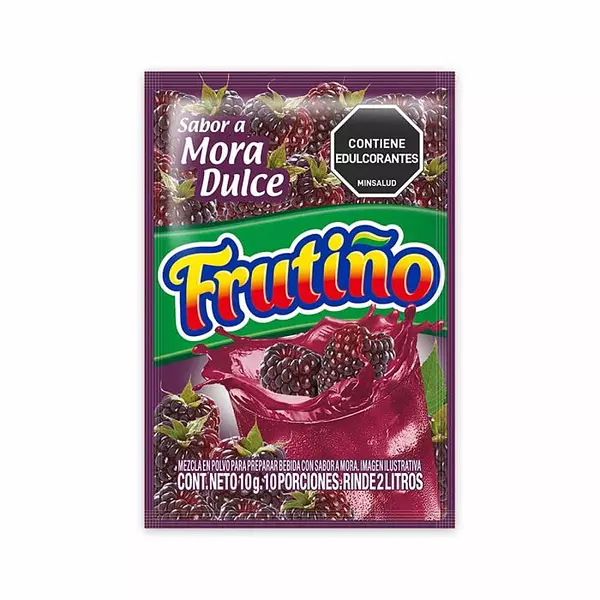 Frutiño Mora Dulce 2 Litros X 10 Gr