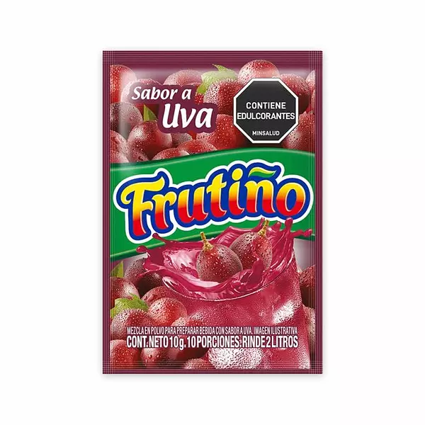 Frutiño Uva 2 Litros X 10 Gr