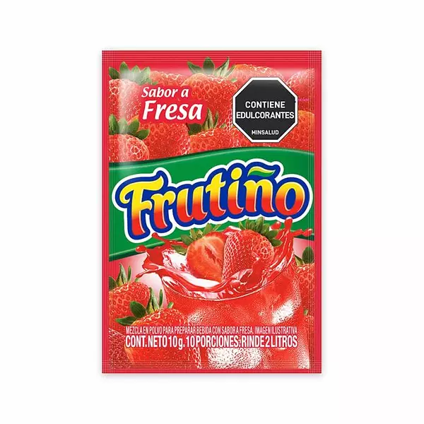 Frutiño Fresa 2 Litros X 10 Gr