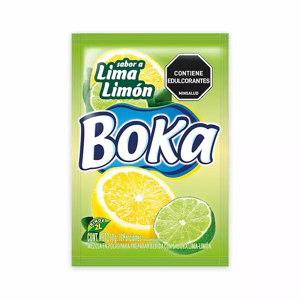 Refresco Boka Lima Limón 2 Litros X 10 Gr