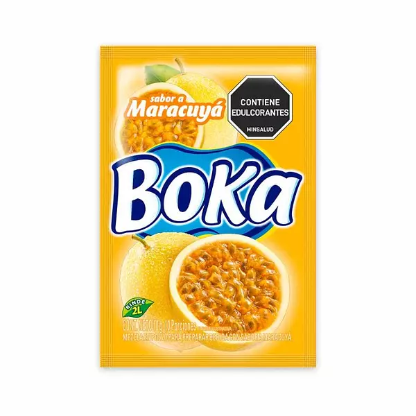 Refresco Boka Maracuyá 2 Litros X 10 Gr