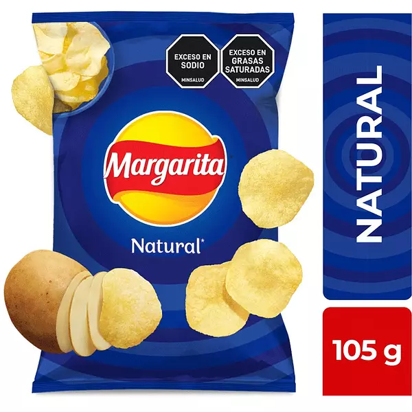 Papas Margarita Natural 105 G