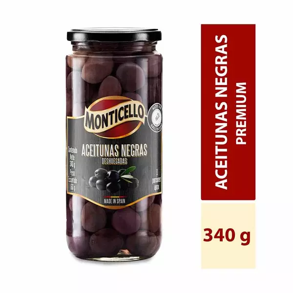 Aceitunas Negras Monticello X 340 Gr