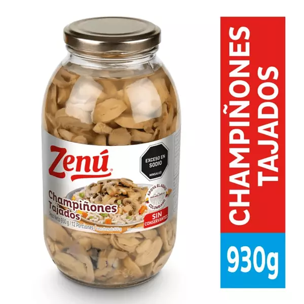 Champiñon Zenú Tajadas X 930 Gr