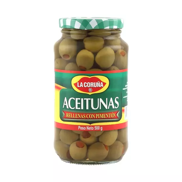 Aceituna Rellena Pimentón La Coruña X 500 Gr