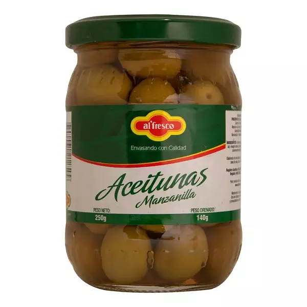 Aceitunas Manzanilla Alfresco X 250gr