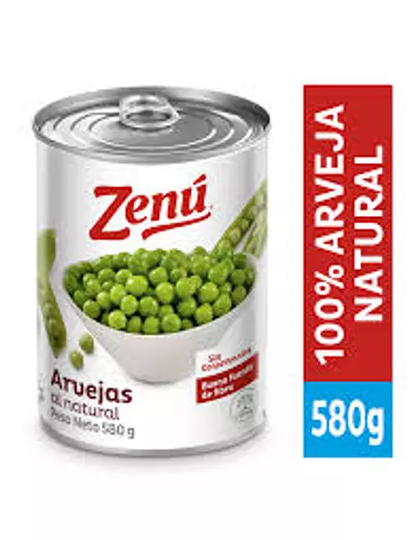 Arveja Zenú X 580 Gr