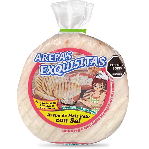 Arepa Exquisita Con Sal X 5 U.