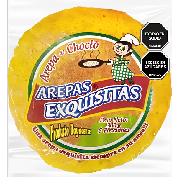 Arepa Exquisita Choclo X 300 Gr X 5 U.