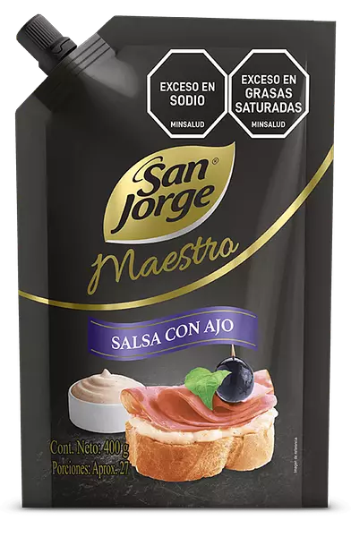 Salsa Con Ajo San Jorge® Maestro 200g