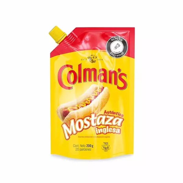 Mostaza Colmans Dp X 200 Gr