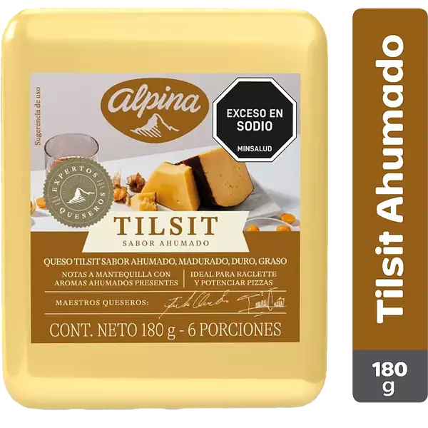 Queso Tilsit Sabor Ahumado 180gr