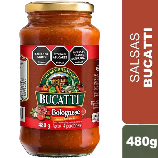 Salsa Bucatti Bolognese 480gr