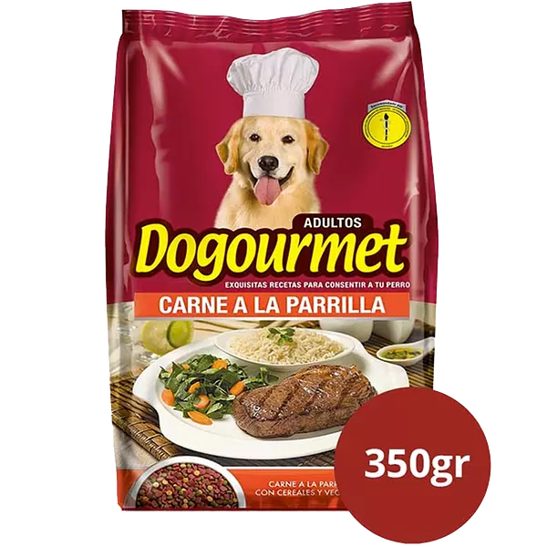 Dogourmet Carne A La Parrilla Adultos 350gr