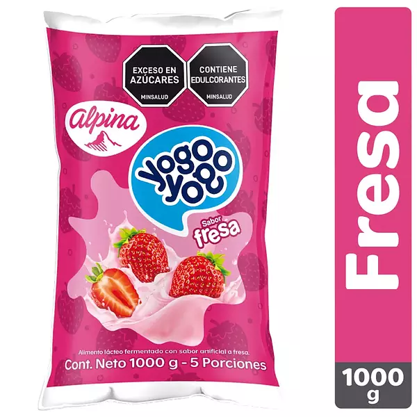 Yogurt Yogo Yogo Fresa 1000gr