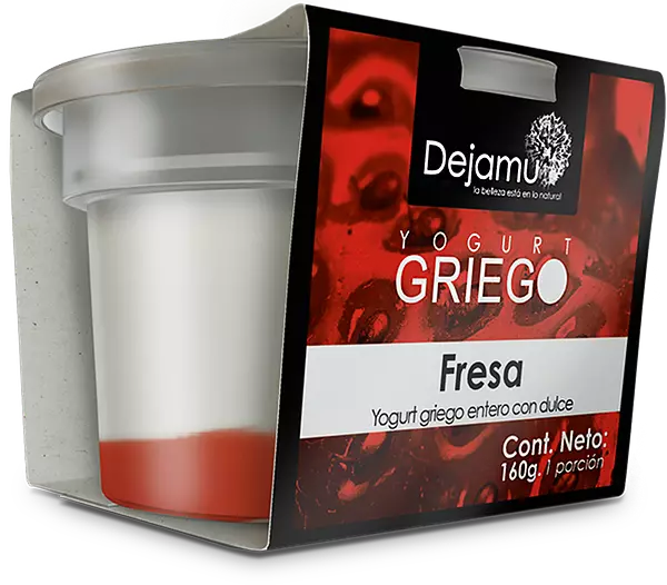 Yogurt Griego Dejamu Con Dulce De Fresa 160gr