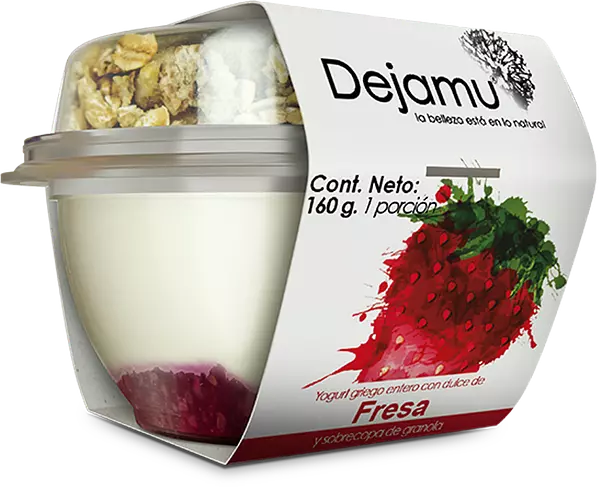 Parfait De Yogurt Griego Dulce De Fresa 160gr