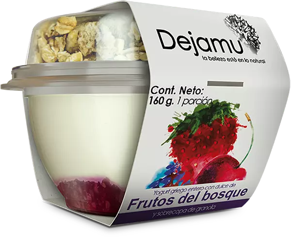 Parfait De Yogurt Griego Frutos Del Bosque 160gr