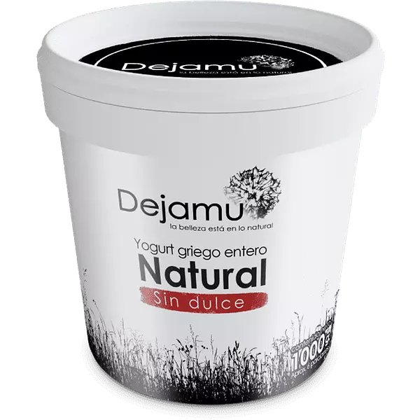 Yogurt Griego Dejamu Natural Sin Dulce 1000gr