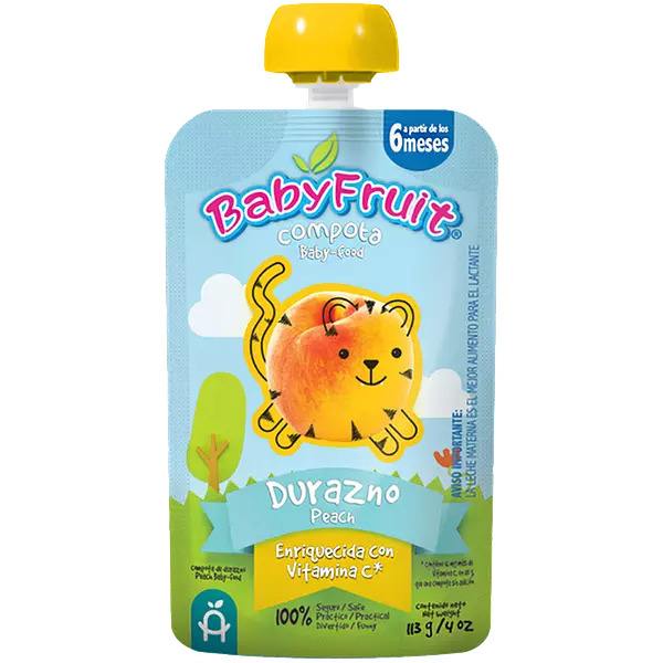 Compota Babyfruit Durazno 113gr