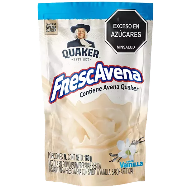 Frescavena Quaker En Polvo Vainilla 180gr