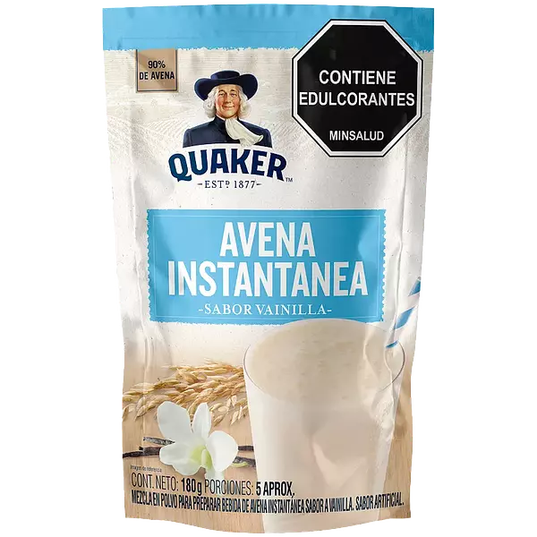 Avena Instantánea Quaker Vainilla 180gr