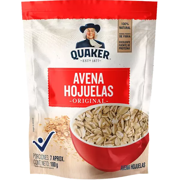 Avena En Hojuelas Quaker Original 180gr