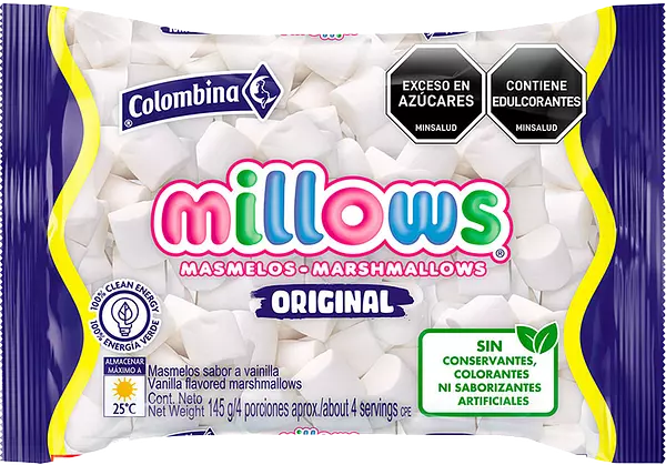 Masmelo Millows Cilindro Blanco 145g