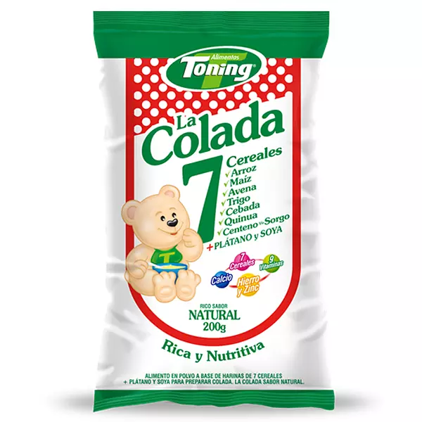 Colada Toning 7 Cereal Natural 200g