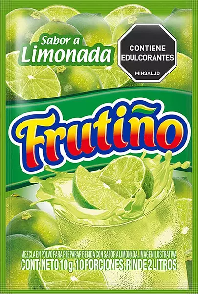 Frutiño Limón Rinde 2 Litros X18g