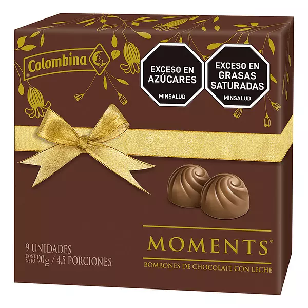 Chocolates Moments Con Leche En Estuche 90g