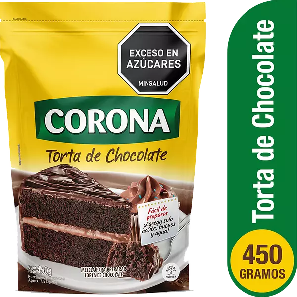 Mezcla Para Torta De Chocolate Corona 450gr