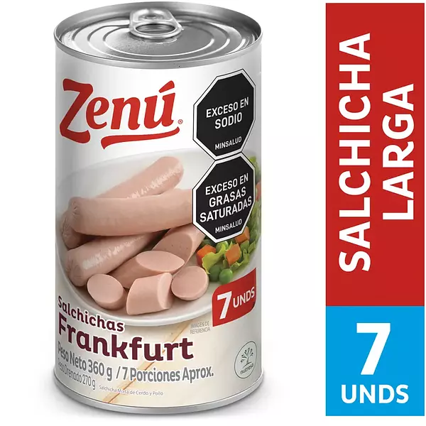 Salchichas Frankfurt Zenú 360gr