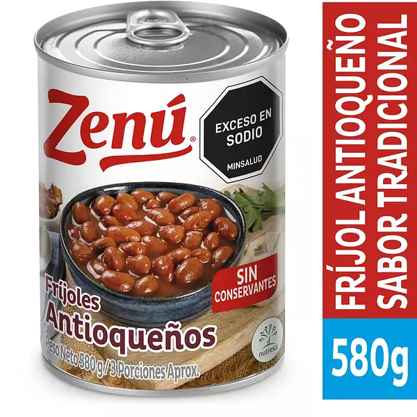 Frijoles Antioqueños Zenú 580gr