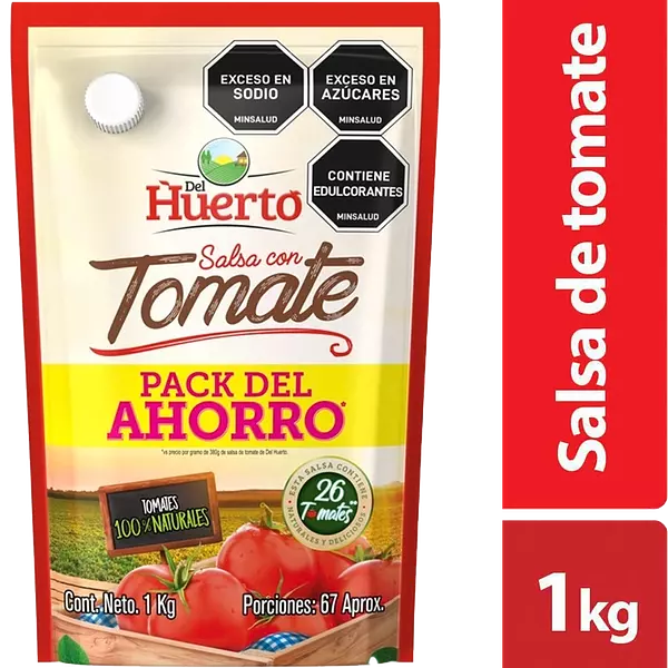 Salsa De Tomate Del Huerto 1000gr