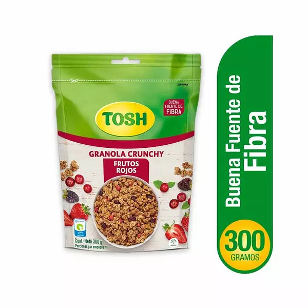 Cereal Tosh Frutos Rojos X 300 Gr