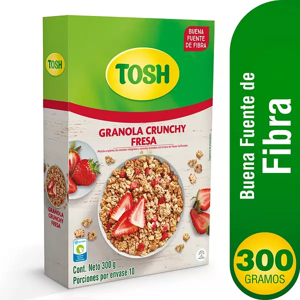 Cereal Tosh Fresa X 300 Gr