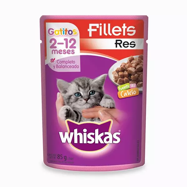 Whiskas Pouch Gatitos Res X 85 Gr